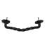 Black Cast Iron Pull Handles 12 inch Cabinet Door Handles Gate Handle Pull, Barn Door Hardware