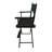 Casual Home Director's Chair, Black Frame/Black Canvas,Suitable For Adults, Foldable Style, 2Pcs/Set  Populus