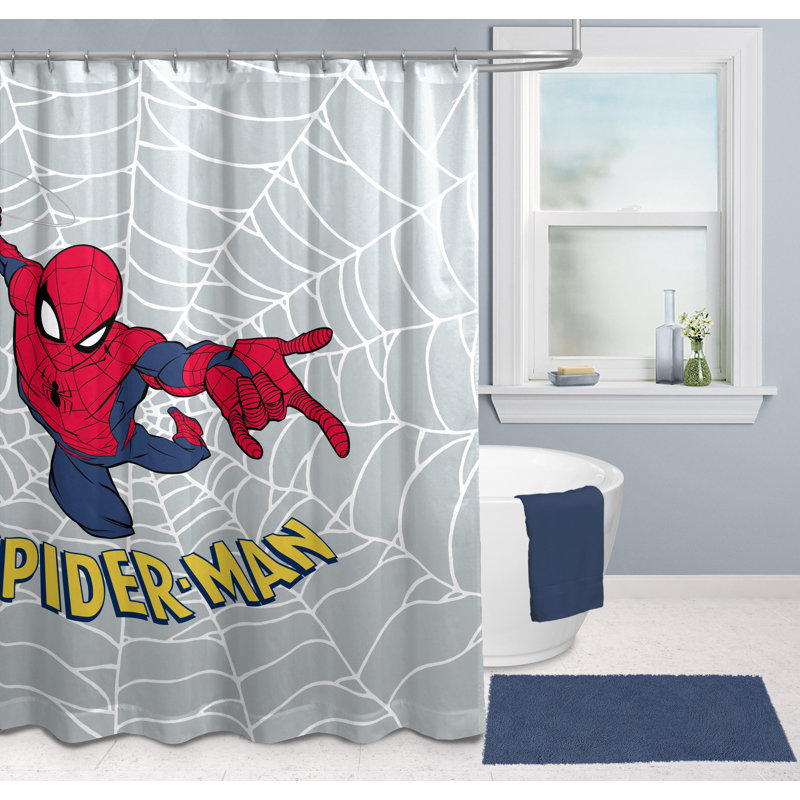 Spiderman - Bad Guys Beware shower curtain