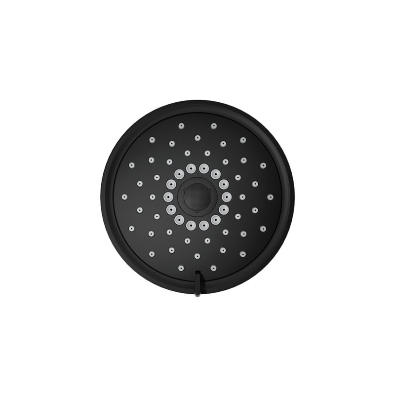 Kohler Purist 1.75 Gpm Multifunction Wall Mount Showerhead, Three Spray Settings, 5.5" High Pressure Spray Head, Matte Black