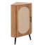 Unité de rangement de coin de chambre à coucher avec porte, capacité de charge de 88 livres, base triangulaire stable en métal intégrée à la machine, stratifié réglable, bonde, support de salle de bain à poignée souple, capacité estimée,-894602058