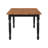 Rectangular 63-inch Wood Dining Table Walnut