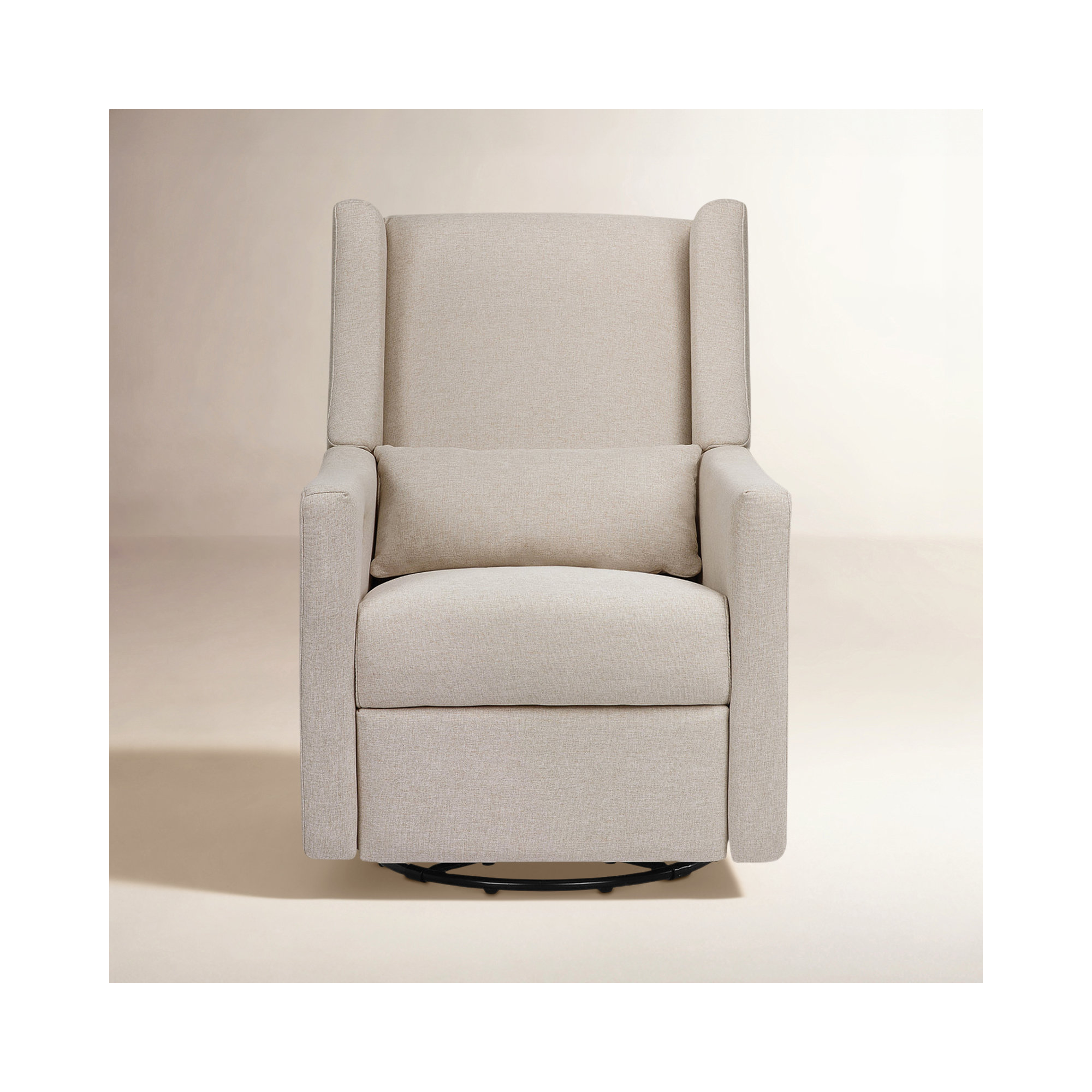 Kiwi Electronic Recliner and Swivel Glider with USB port, Sand Livesmart Basketweave