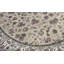 Hand-Knotted High-Quality Ivory and Taupe Round Area Rug