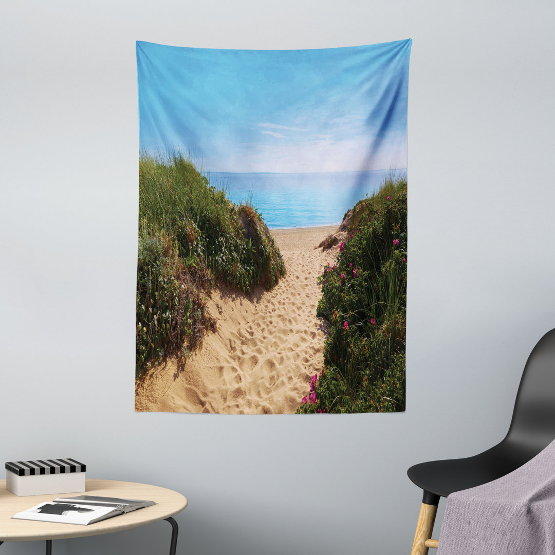 Wandteppich, Heringsbucht Strand, Multicolor