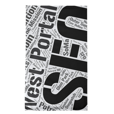 Serviette à thé « districts »