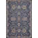 Tapis oriental bleu marine Cruce