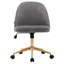 Chaise de bureau pivotante en velours Gael-1168838174