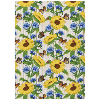 Tapis intérieur / extérieur Conness avec envers antidérapant