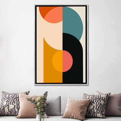 Minimalist Geometric IV - reproduction d'art murale - toile encadrée