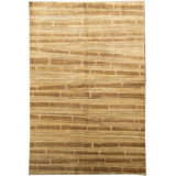 Himalayan Wool Striped Area Rug in Brown