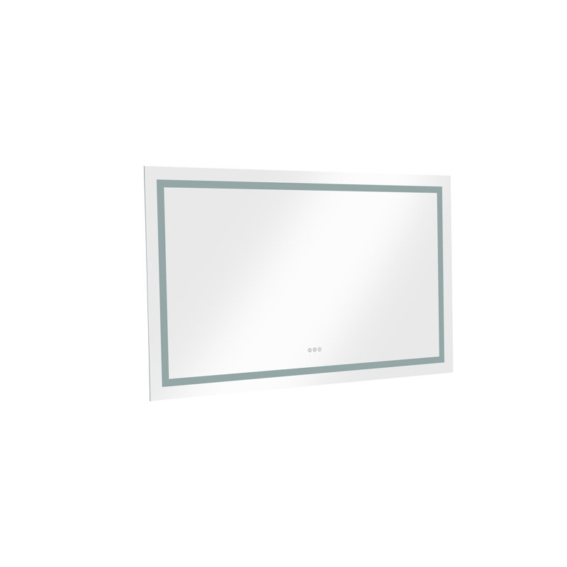Bathroom Mirror With Front And Backlight, 72" x 36"