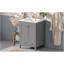 Meuble-lavabo de 24 pouces avec lavabo encastré intégré et armoire de rangement avec 2 portes et 1 tiroir. Comprend une tablette de porte à double couche, une conception à fermeture douce et des solutions de rangement polyvalentes-1133987021