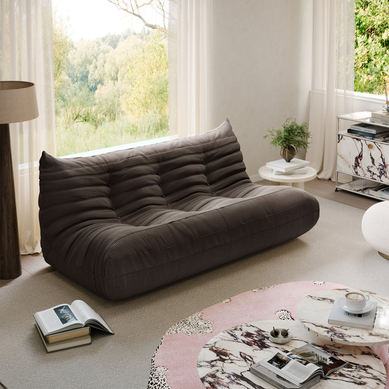 Fauteuil à billes Castleberry Lazy, Brun