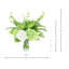 Real-Touch Hydrangeas Arranged with Mixed Greenery