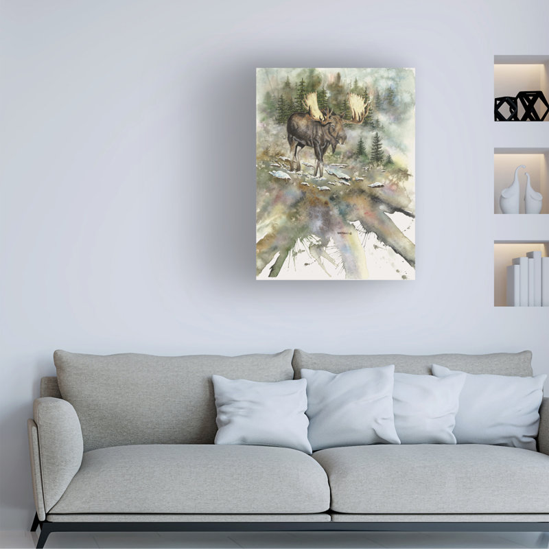 «Dave Bartholet Old Warrior», art sur toile, H 35 po x l 47 po