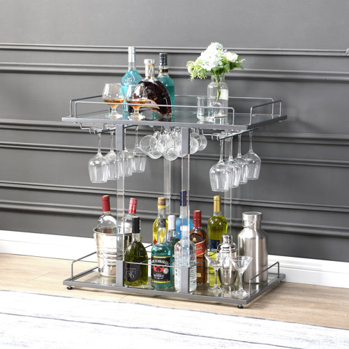 Rebrilliant Kibwe Bar Cart & Reviews | Wayfair