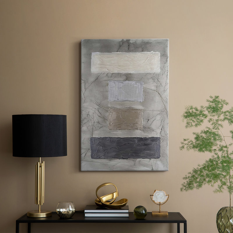 Monolithe métallique I - Cavas enveloppés de galerie, H 36 po x l 24 po