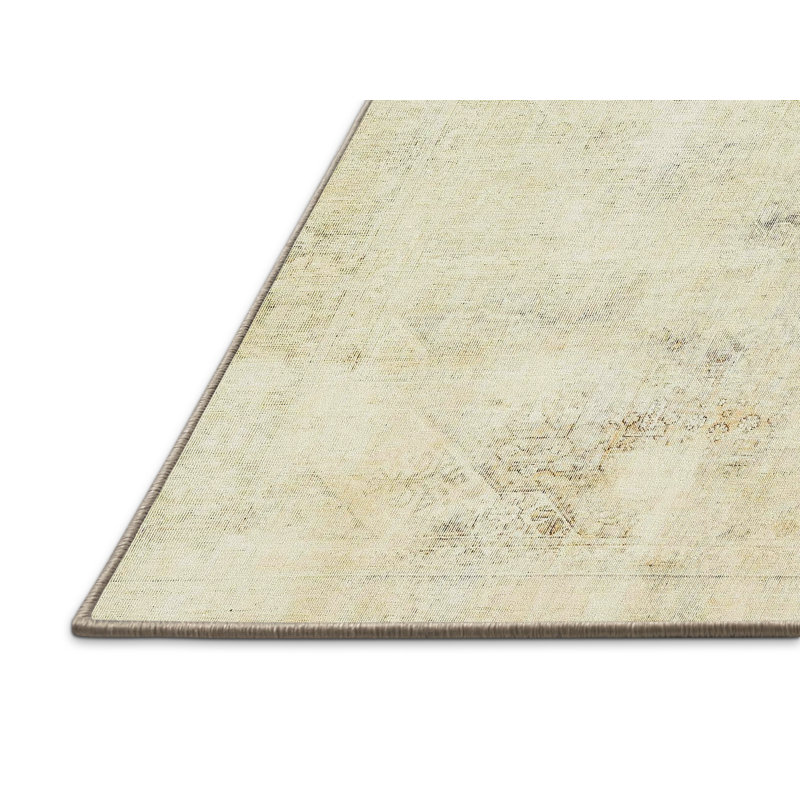 Tapis décoratif multicolore à motif abstrait, Rectangle 3 pi x 5 pi