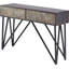 120cm Solid Wood Top Console Table