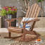 Chaise à bascule en bois d'acacia résistant aux intempéries et à bascule pour une détente en plein air