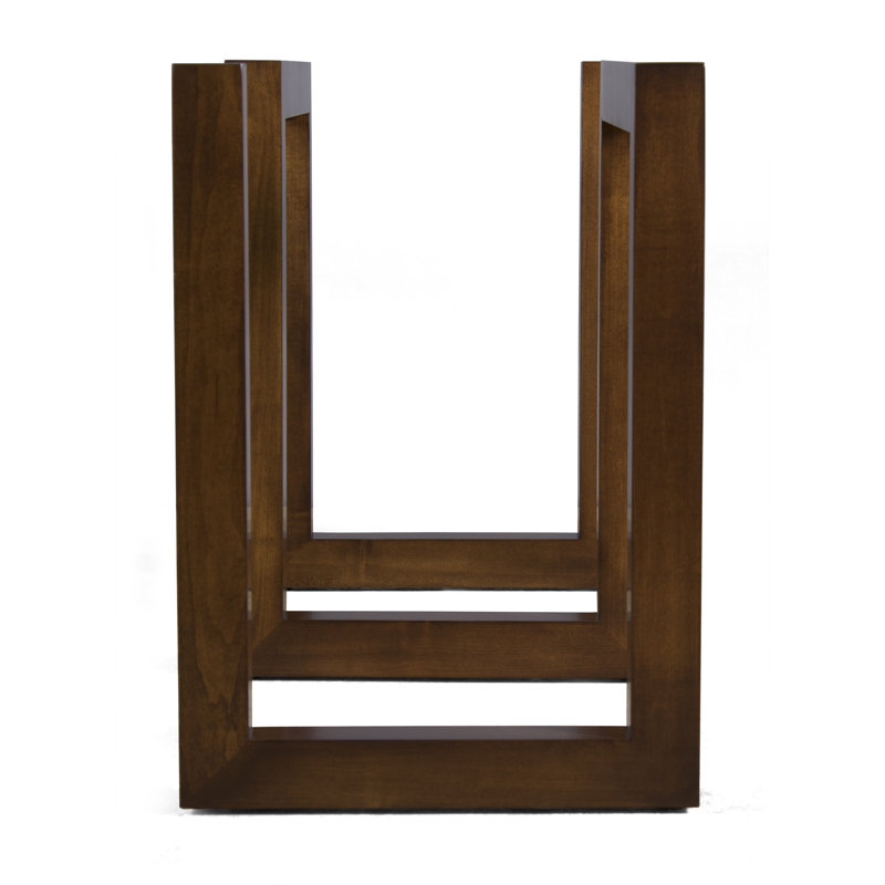 Base de table de salle à manger Reesa, Noyer, H 29 po x l 56 po x P 20 po