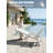 HDPE Chaise Lounge Chair All-Weather-Resistant for Patio, Pool, Garden,with Adjustable 5-Position & Wheels & Cup Holders-129465367