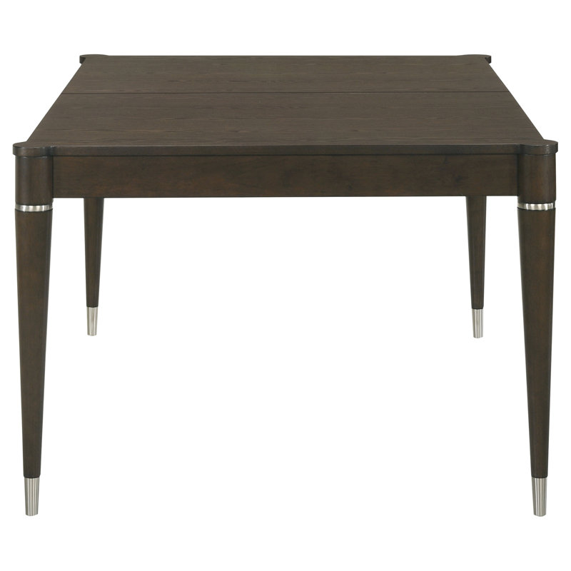 Ash Brown Extension Leaf Dining Table