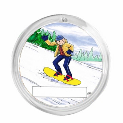 Personalized  Round Christmas Ornament:  US Air Force Soldier - Male