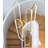 6 - Light Glam Dimmable Linear Chandelier-1047497684