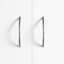 Vidaxl Handle Silver Stainless Steel Storage Hardware Furniture Accessories