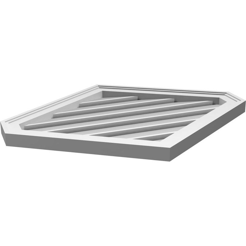Pente verticale verticale en uréthane 8 pi, H 1,5 po x l 30 po x L 24 po