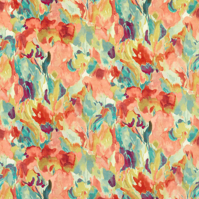 Foresta Fabric, Brazilian Rosewood/Azul/Huckleberry