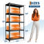 Metal Height -Adjustable Shelving Unit-432237387