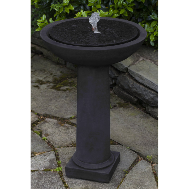 Cirrus Birdbath Fountain, Terra Nera