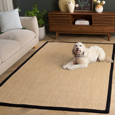 Tapis uni en fibres de sisal Trinidad