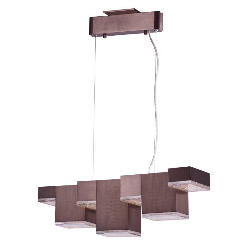 Azral 7 - Light Kitchen Island Pendant, Polished Chrome