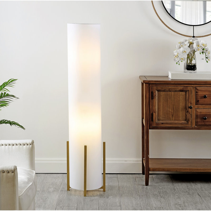 51.75'' White Novelty Floor Lamp