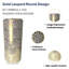 Elegant Ceramic Umbrella & Walking Stick Stand – 18 " High Decorative Freestanding Vase for Home Décor