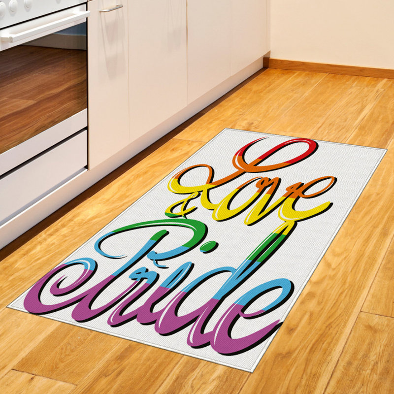 Pride High Density Long Fiber Poly Threads Decorative Area Rug Carpet, Rectangle 2'7" x 5'