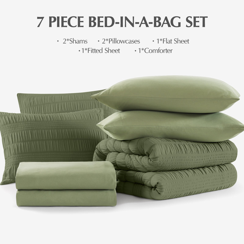 Ensemble d'édredon, lit dans un sac souple toutes saisons, ensembles de literie avec édredon, drap plat, drap-housse, taies décoratives, taies d'oreiller