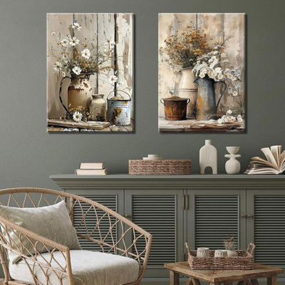 2 Piece Wrapped Canvas Print