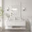 Wavy Rectangle Solid Wood Frame Mirror-896542056