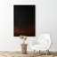 «Black and Rust Abstract Gradient Art», reproduction d'art sur toile encadrée-120783908-120783910