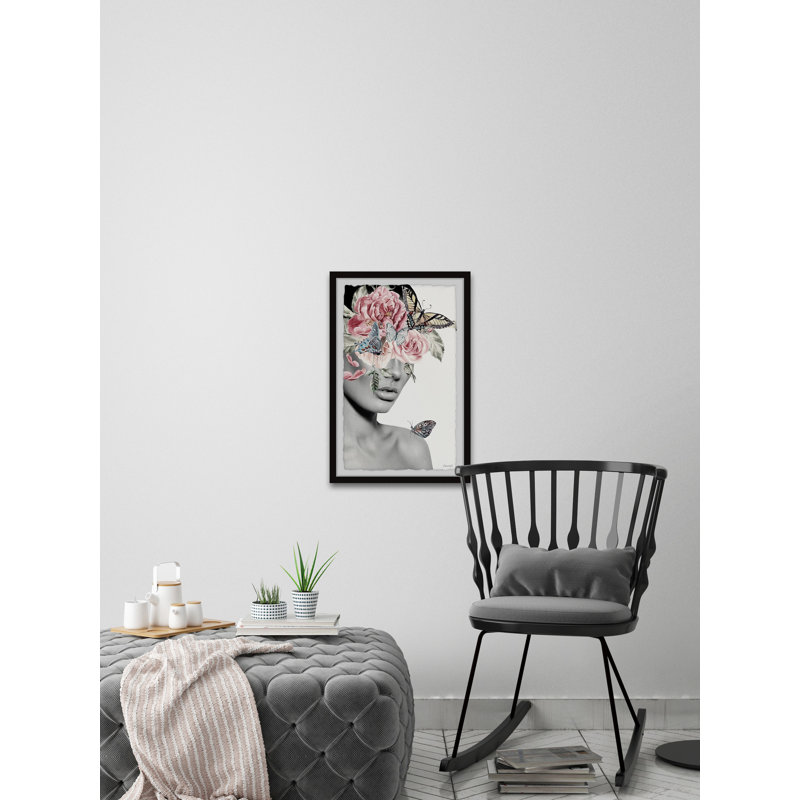 «Butterfly Bonanza», reproduction sur papier encadrée, H 8 po x l 12 po x P 1,5 po