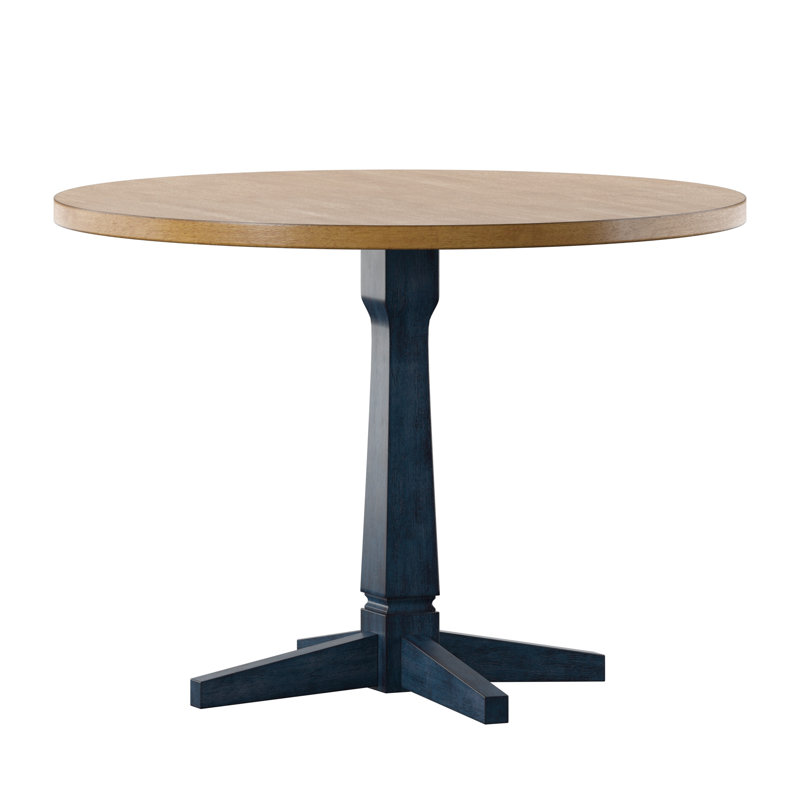 Table de salle à manger Fortville, Denim antique