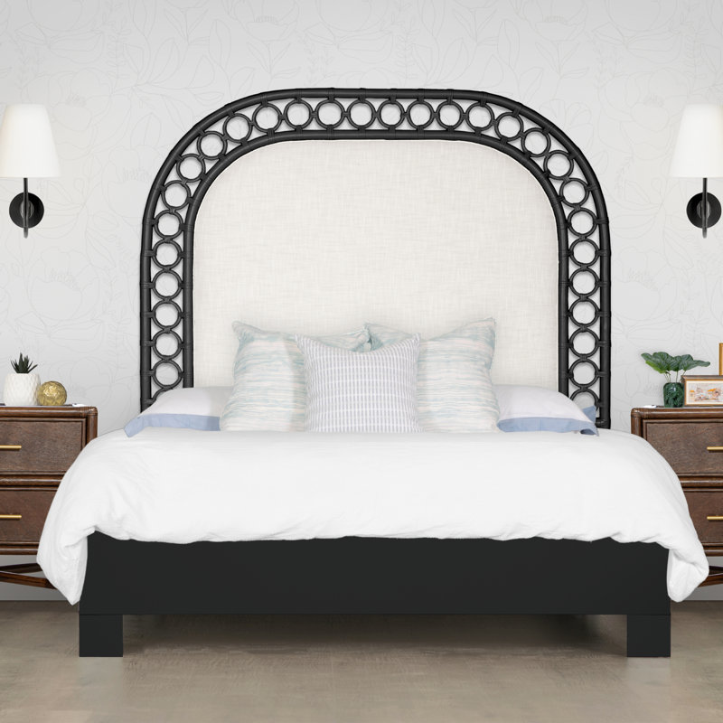 Lit plateforme Solana, Lit simple, Noir