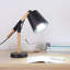 Lampe de bureau noire 15 po Zelda