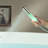 WOODBRIDGE Contemporary Single Handle Floor Mount Freestanding Tub Filler Faucet With Integrated LED Color-Changing Spray Head-118612132