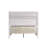 Kontos White High Gloss Queen Panel Bed